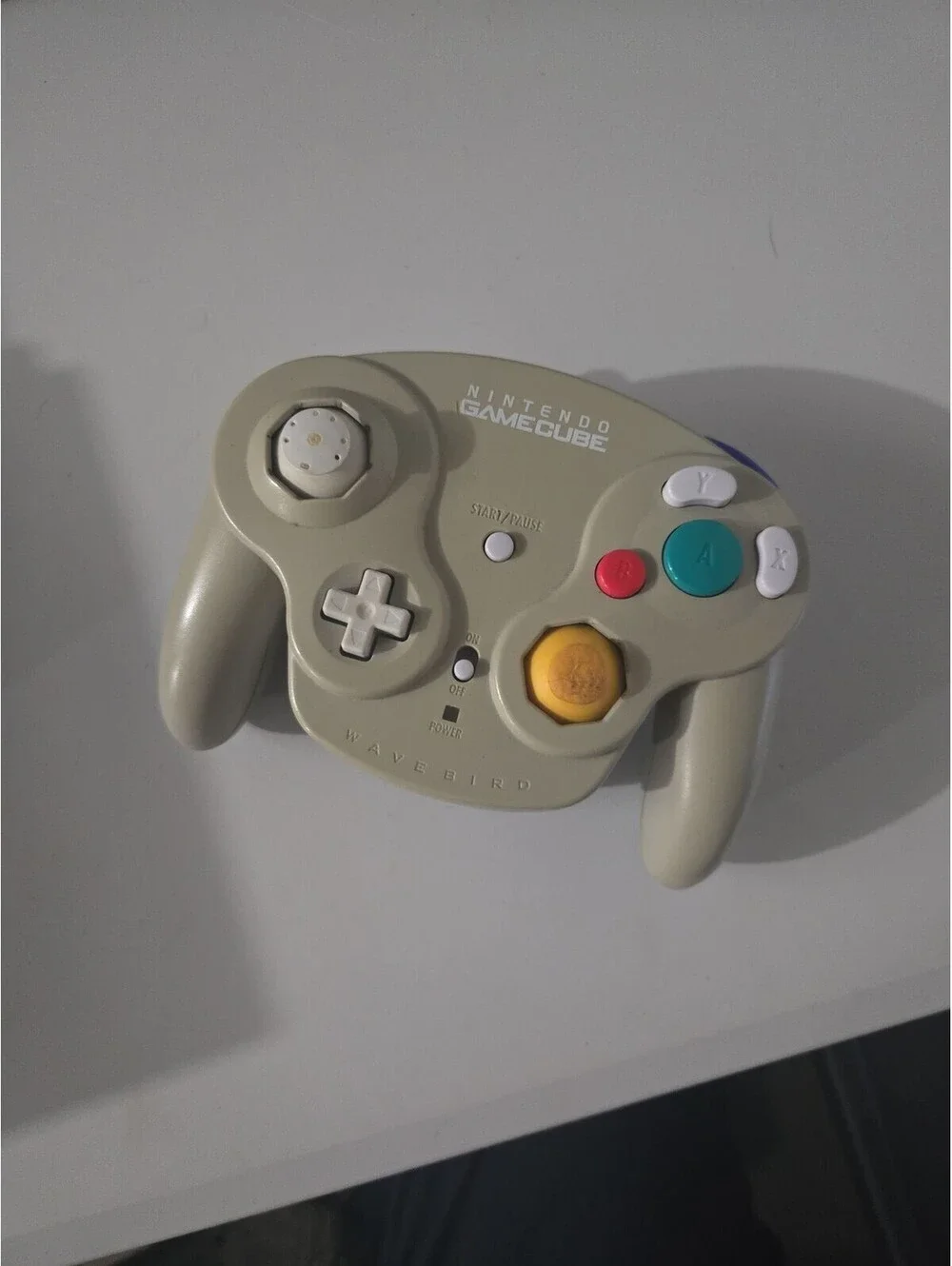 Nintendo GameCube WaveBird Wireless Controller Platinum Silver (No Receiver)